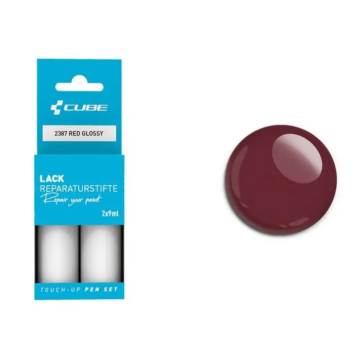 Caneta para retoques tinta vermelha brilhante 2387 vermelho - image