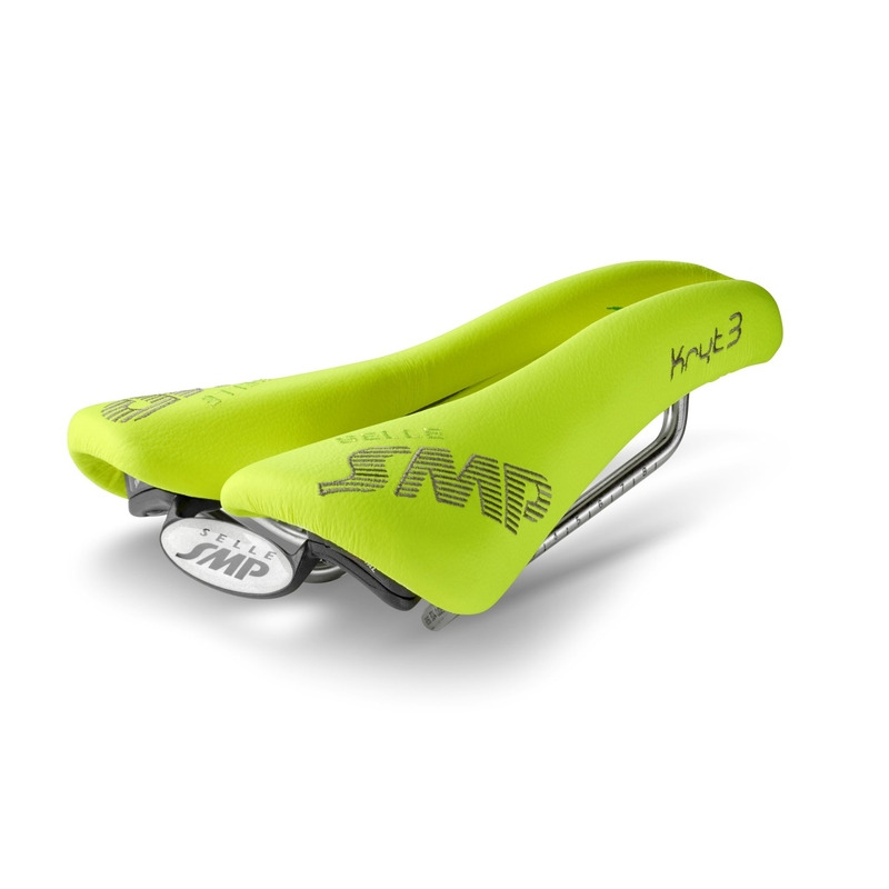 Sella Kryt3 Carbonio 132 x 245 mm Giallo Fluo