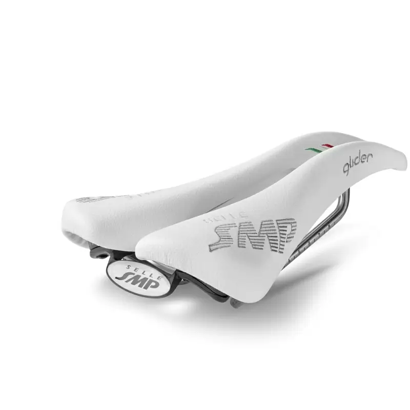 Sillín Glider Carbon Rail 266x136mm Blanco #1