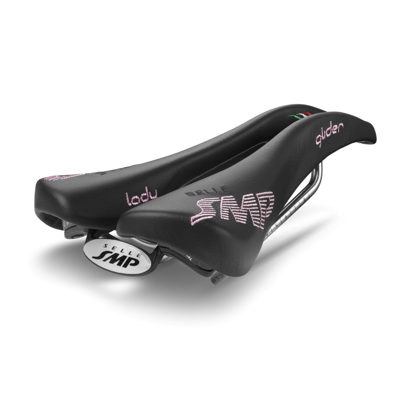Glider Lady Sattel 136 x 266 mm Schwarz