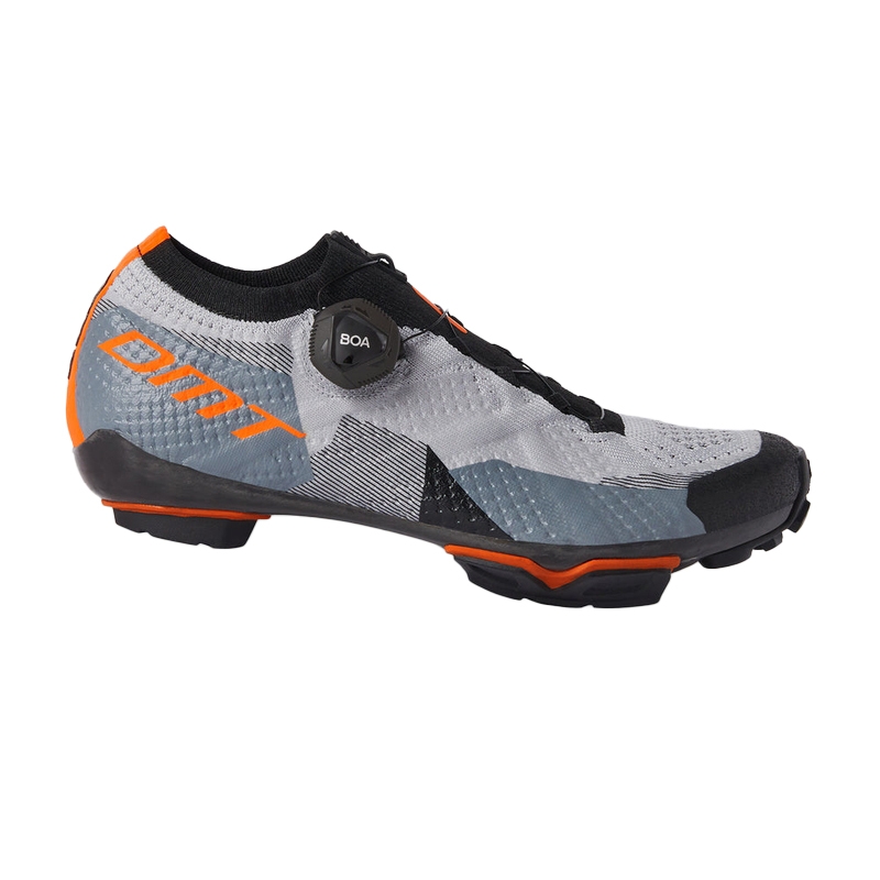 Scarpe MTB Clip KM1 Grigio/Nero/Arancio Taglia 37