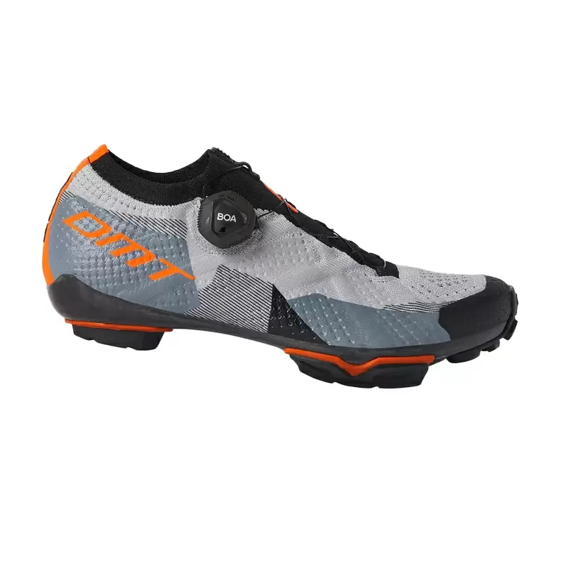 Scarpe MTB Clip KM1 Grigio/Nero/Arancio Taglia 37 - image