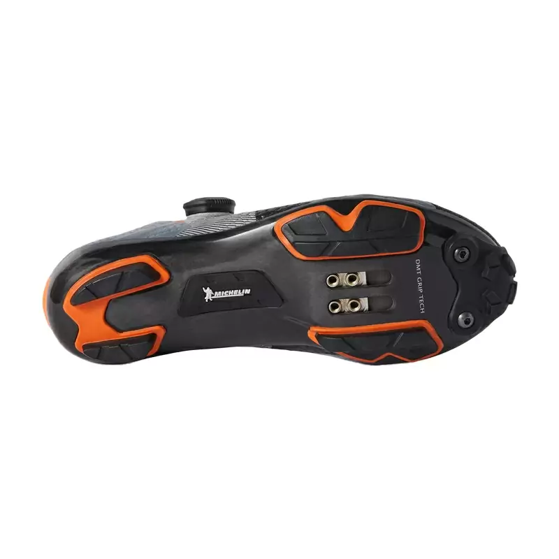 Scarpe MTB Clip KM1 Grigio/Nero/Arancio Taglia 37 #2