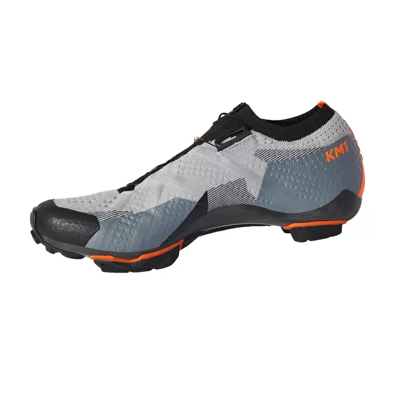 Scarpe MTB Clip KM1 Grigio/Nero/Arancio Taglia 37 #3