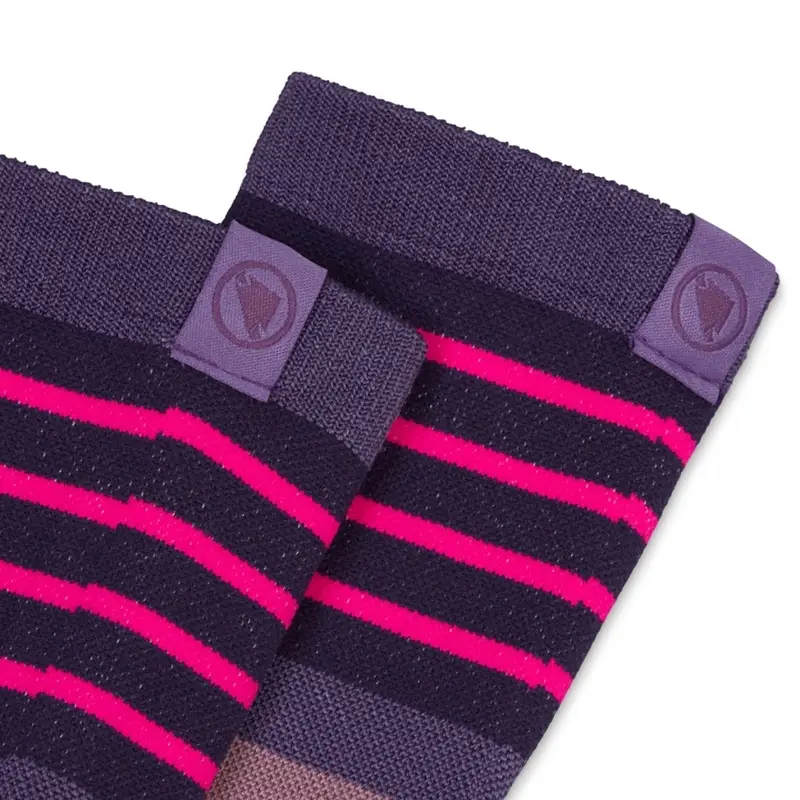 Calze MTB Block Sock Viola Taglia S/M #2