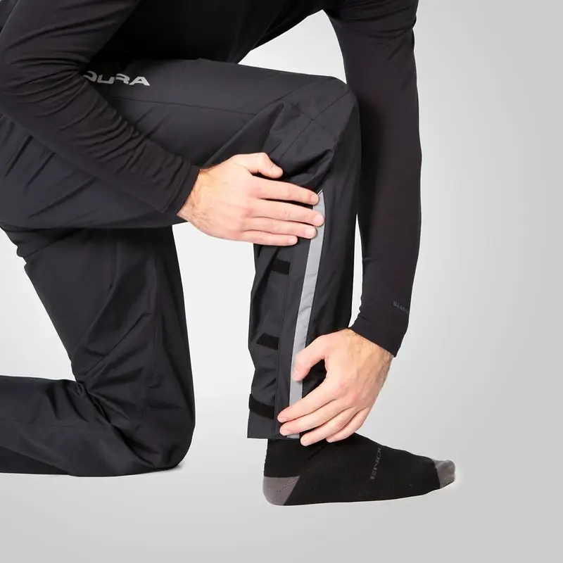 Pantalones Largos de MTB Hummvee Transit Negro Talla XS #10