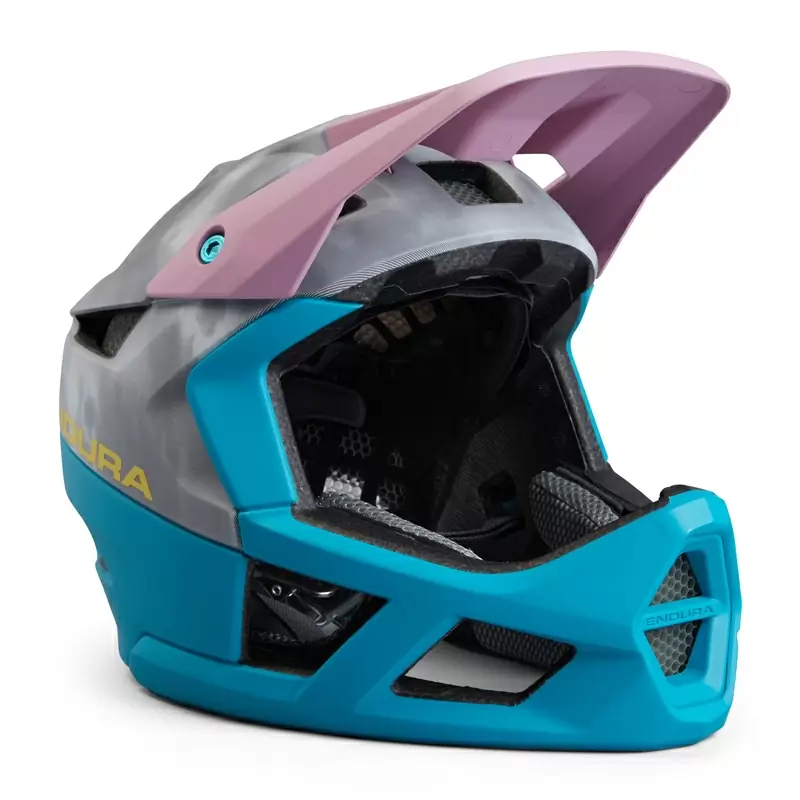 MT500 Full Face Helmet Light Blue/Grey Size S/M (51-56cm) - image