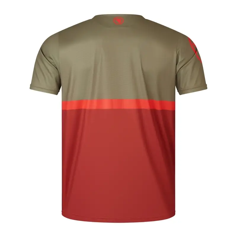 MTB MTB Kurzhülse Singletrack Core Tee II Tweed Green/Rotgröße S S #1