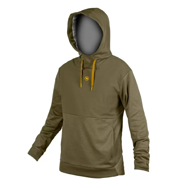 Felpa MTB Trailster Tech Hoodie Verde Taglia L - image