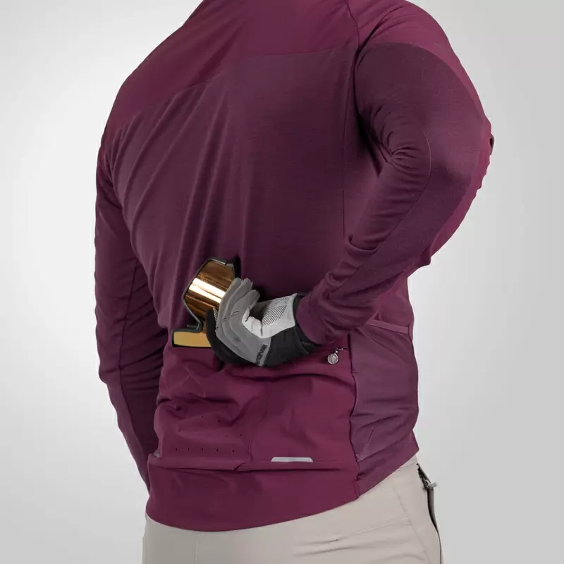 Maglia a Manica Lunga GV500 L/S Jersey Viola Taglia M #7