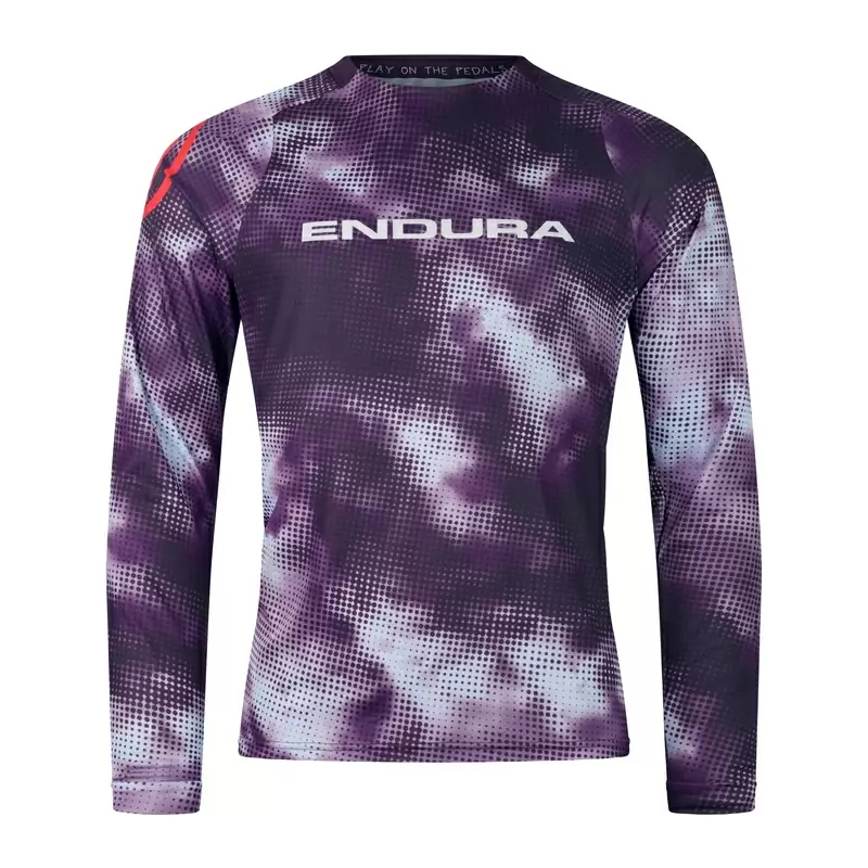 Maglia Manica Lunga Pixel Cloud L/S Tee LTD Viola Taglia L - image