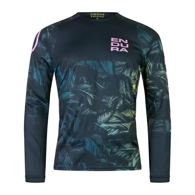 Maglia Manica Lunga Tropical L/S Print LTD Grigio Taglia L - image