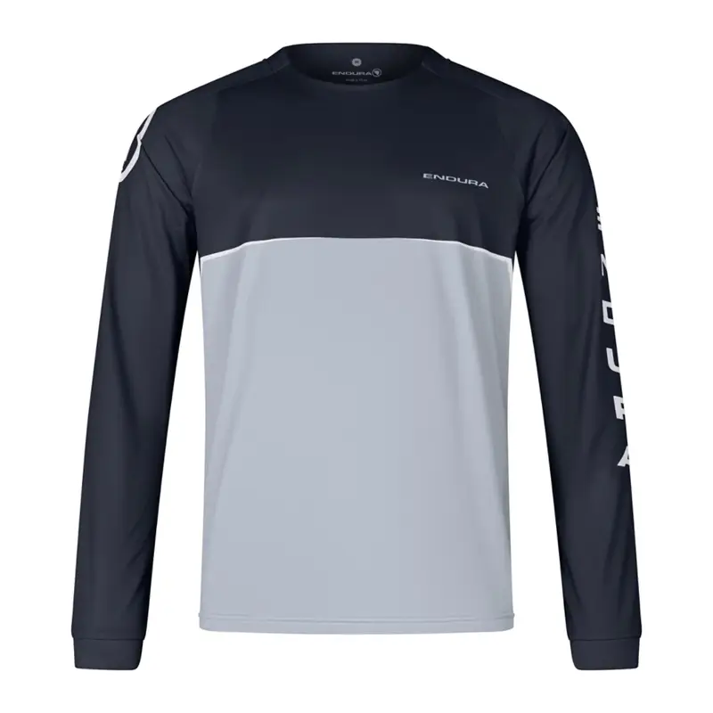 Singletrack Core Printed Black Long Sleeve MTB Jersey Size XXL - image