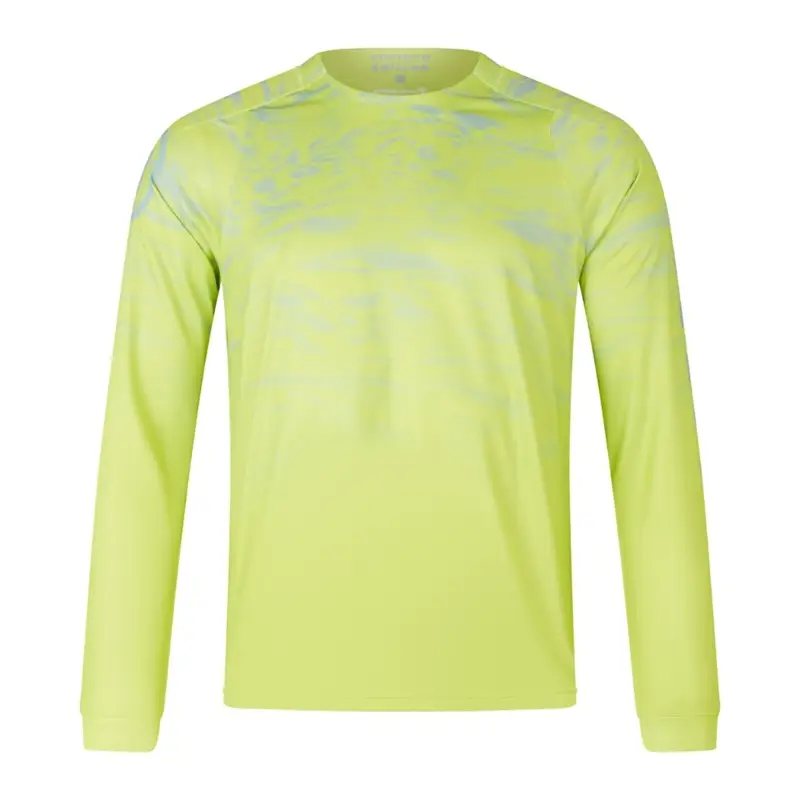 MTB long sleeve marble ltd printed l/s tee yellow size s - image