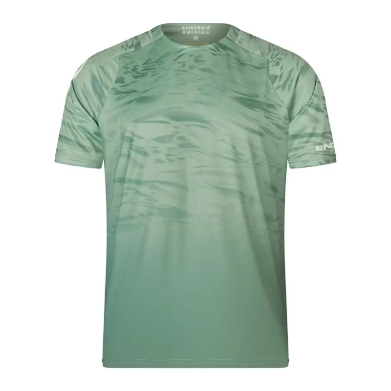 Maglia MTB Maniche Corte Marble LTD Printed S/S Tee Verde Taglia S - image