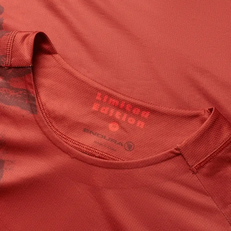 Camisa de manga corta Ltd Botánica Botánica S/s Tee Red Tamaño l #2