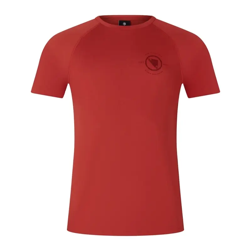 Maglia MTB Maniche Corte Hummvee S/S Tech Tee Rosso Taglia XS - image