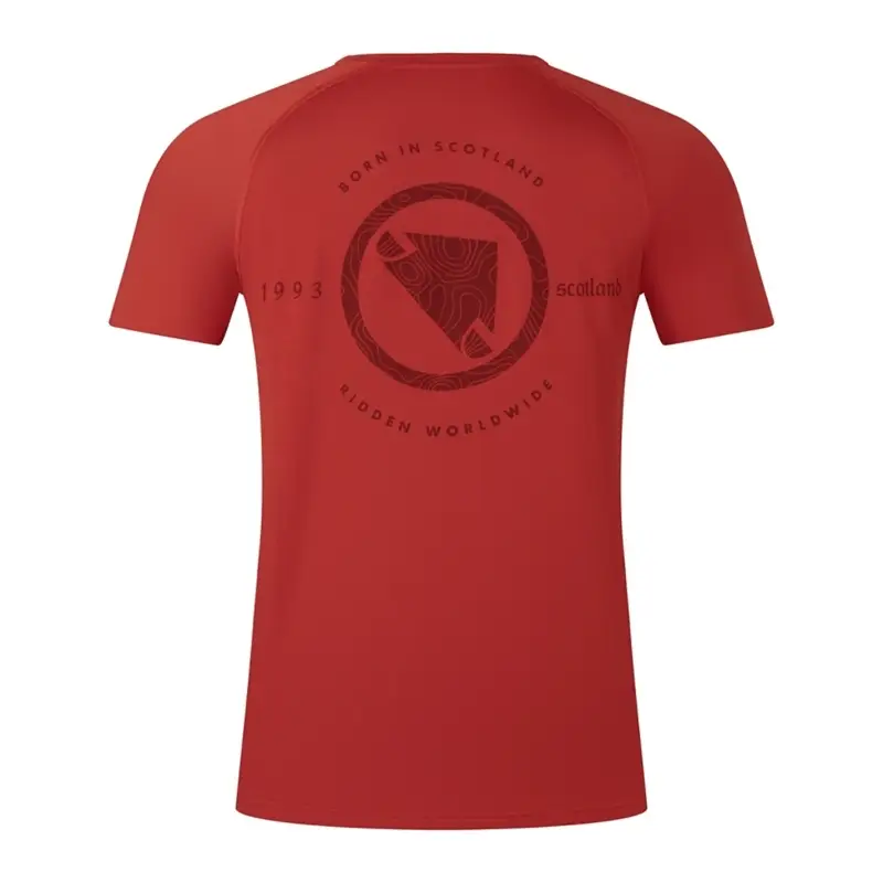Maglia MTB Maniche Corte Hummvee S/S Tech Tee Rosso Taglia XS #1