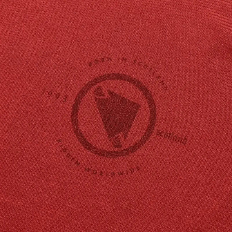 Maglia MTB Maniche Corte Hummvee S/S Tech Tee Rosso Taglia XS #3