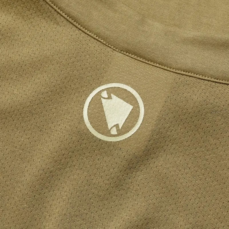 Camisola Gravel de Manga Curta com Fecho Loop Tweed Verde Tamanho XXL #4