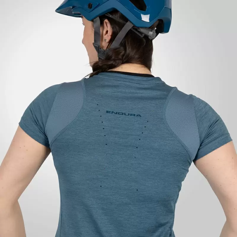 SingleTrack S/S Jersey Damen Kurzarmshirt Blau Größe XS #9