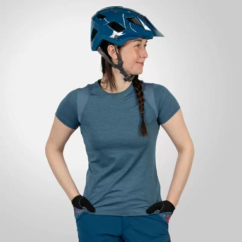 SingleTrack S/S Jersey Damen Kurzarmshirt Blau Größe XS #2