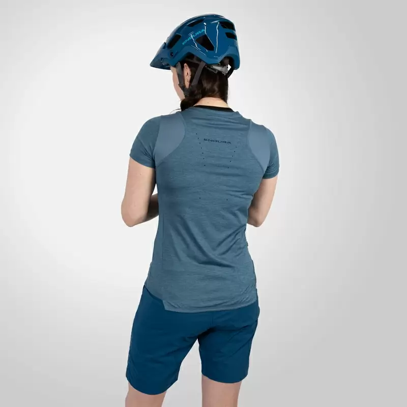 SingleTrack S/S Jersey Damen Kurzarmshirt Blau Größe XS #5