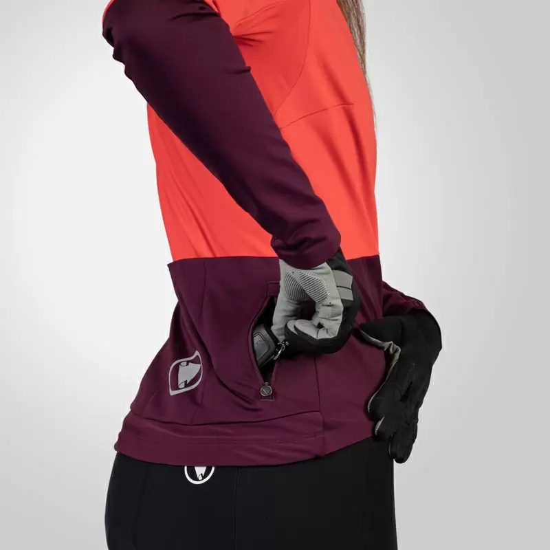 FS260 Jetstream L/S Jersey Chemise à manches longues Rouge/Violet Taille XS #10