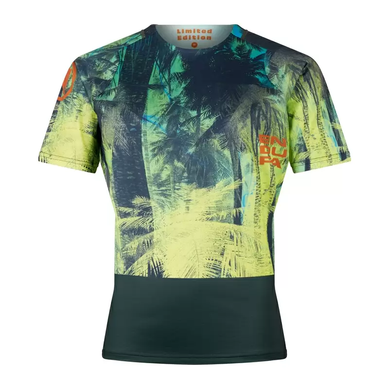 Maglia Manica Corta Tropical Tee LTD Grafica da Donna Verde Taglia L - image