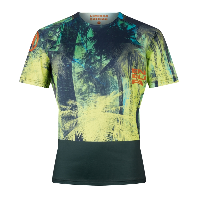Tropical Tee LTD Camisa gráfica de manga corta para mujer Verde Talla XS