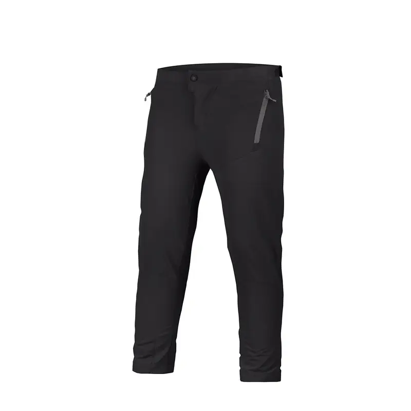 Pantalones Largos MTB MT500 Burner Niño Negro Talla L 13-14 Años - image