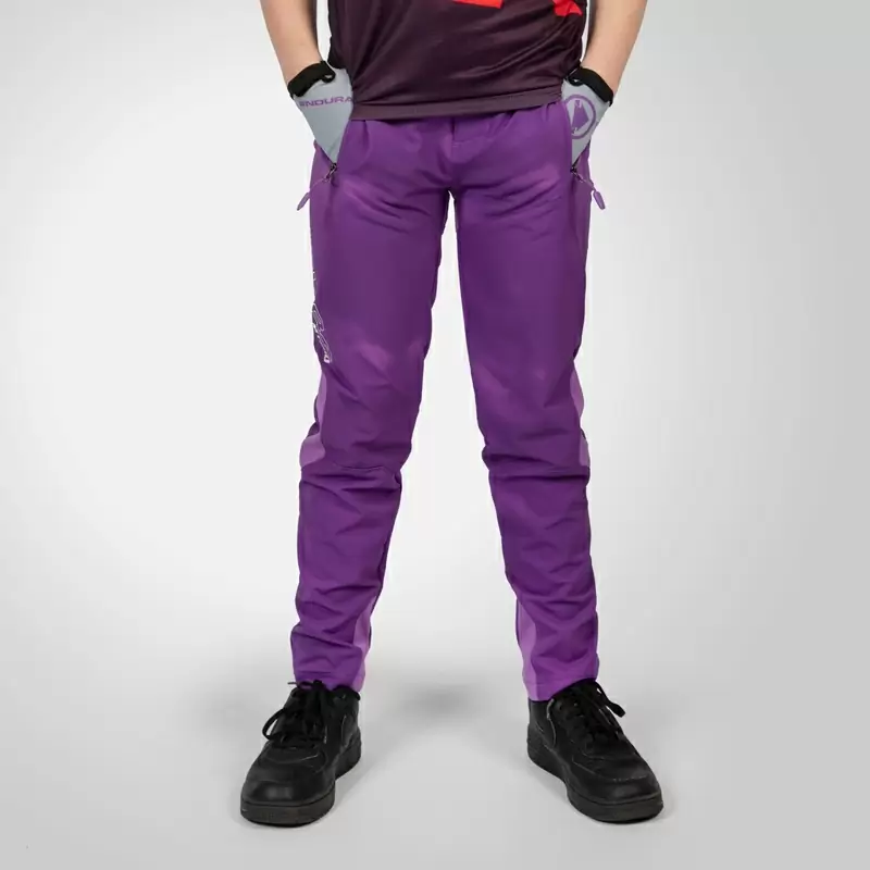 Pantaloni MT500 Junior Burner Pant Viola Taglia L (11-12 anni) #2