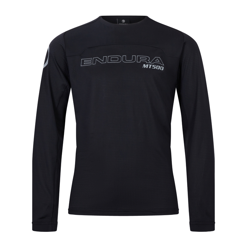 Maillot Manga Larga MT500 Burner L/S Infantil Negro Talla XL (13-14 años)