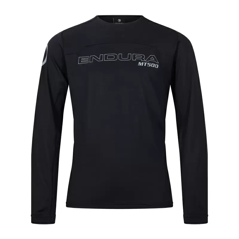 Long Sleeve Shirt MT500 Burner L/S Jersey for Children Black Size S (7-8 years) - image