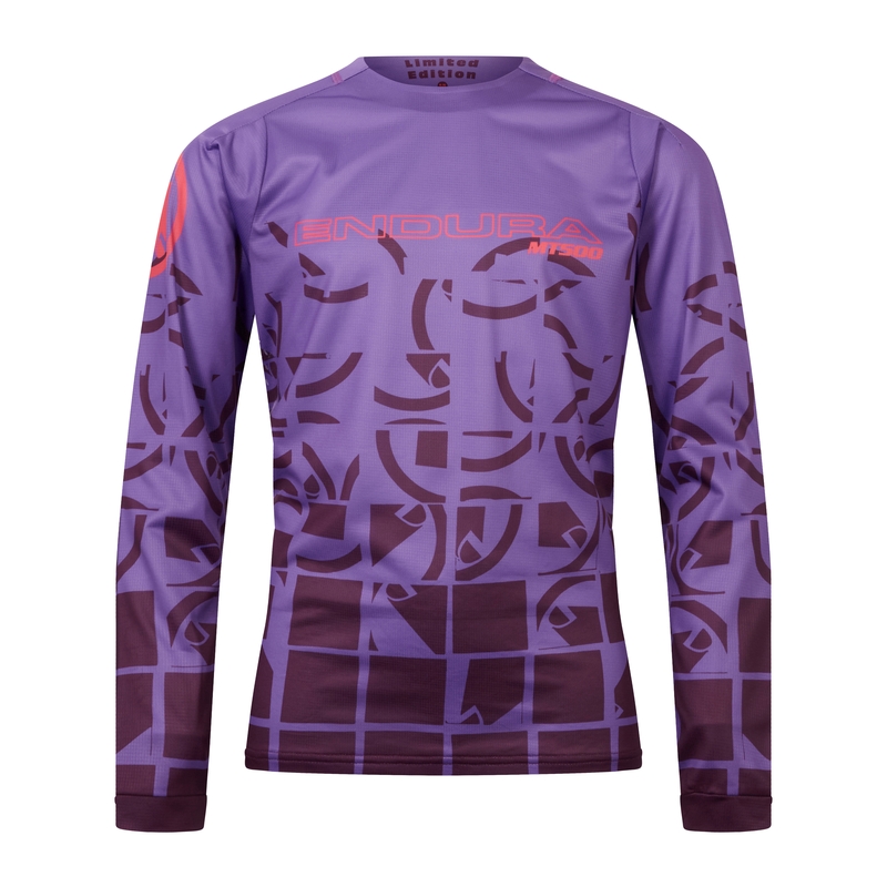 Maglia Manica Lunga MT500 Burner L/S Jersey da Bambina Viola Taglia L (11-12 anni)