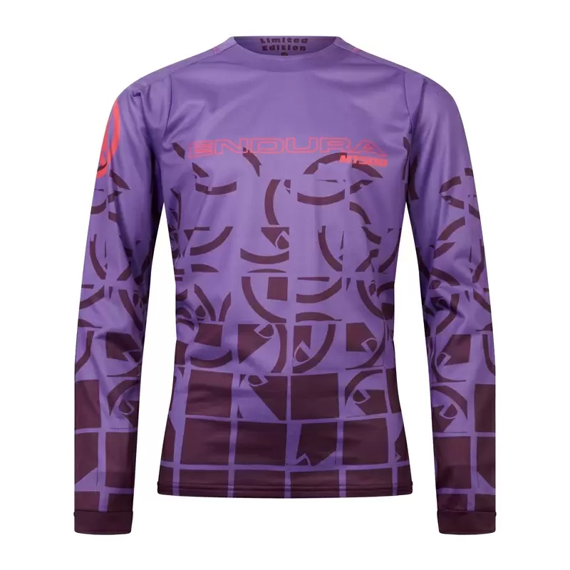 Maglia Manica Lunga MT500 Burner L/S Jersey da Bambina Viola Taglia L (11-12 anni) - image