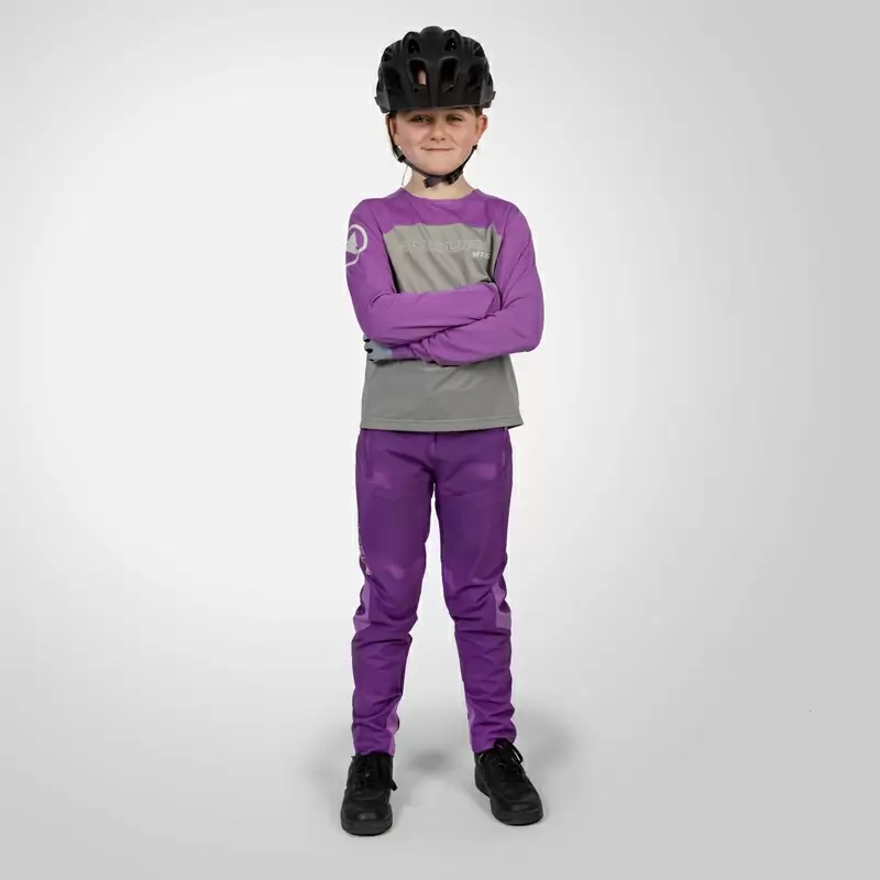 Maglia Manica Lunga MT500 Burner L/S Jersey da Bambina Viola Taglia L (11-12 anni) #5