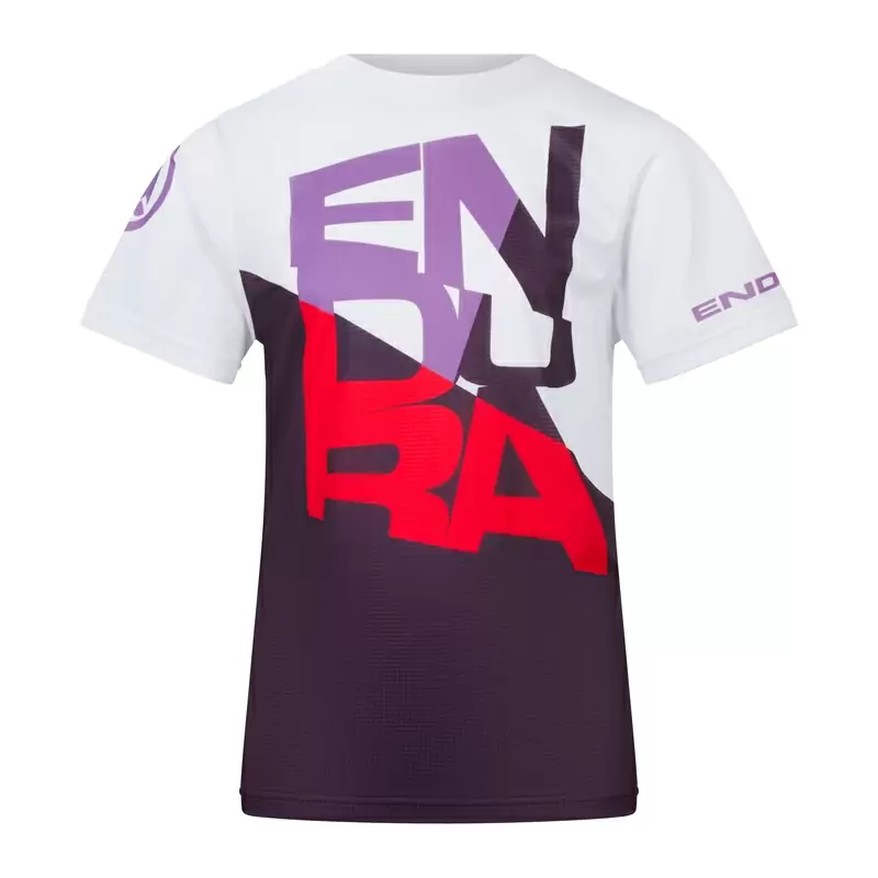 Maglia a Manica Corta SingleTrack Core Tee da Bambino Viola Taglia S (7-8 anni) - image