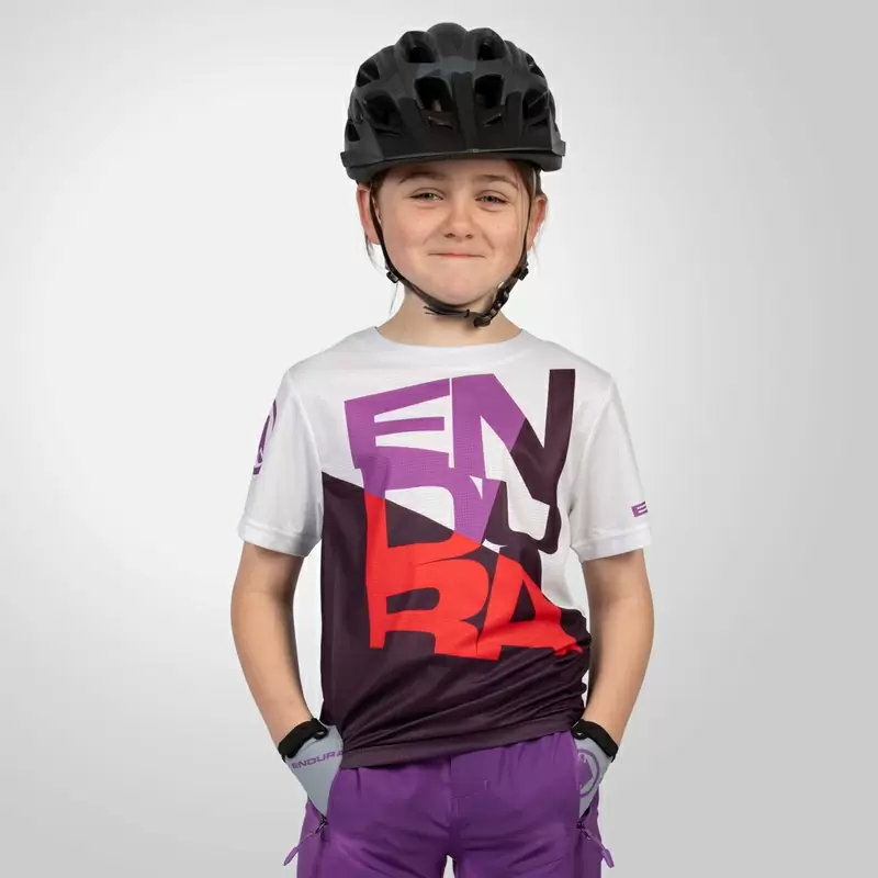 Maglia a Manica Corta SingleTrack Core Tee da Bambino Viola Taglia S (7-8 anni) #2