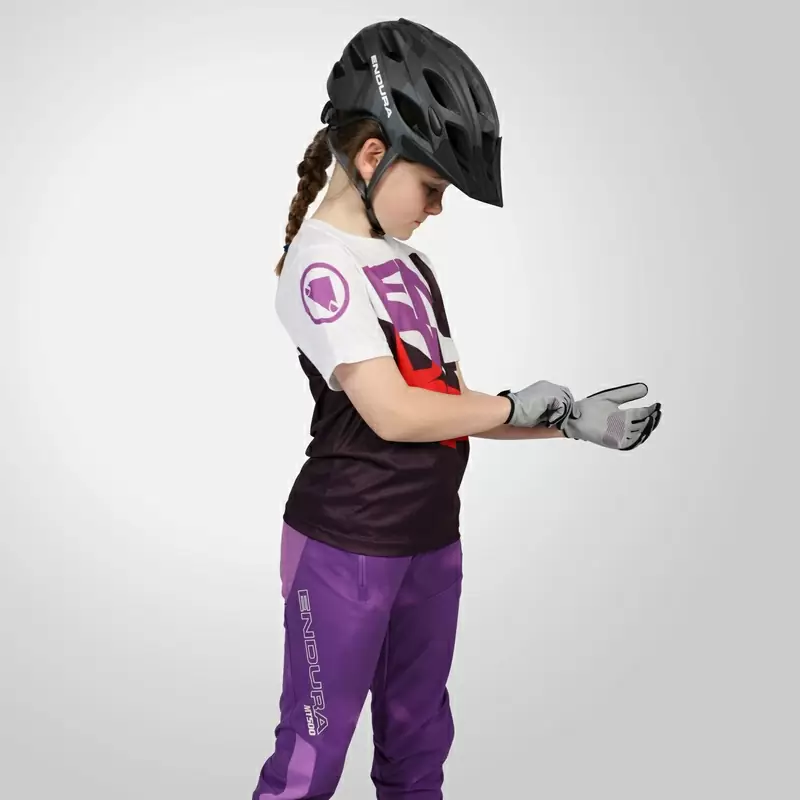 Maglia a Manica Corta SingleTrack Core Tee da Bambino Viola Taglia S (7-8 anni) #4
