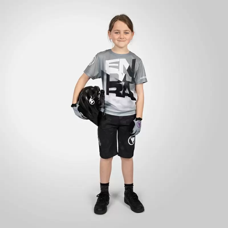 Chemise à manches courtes SingleTrack Core Tee pour enfant gris foncé taille L (11-12 ans) #5