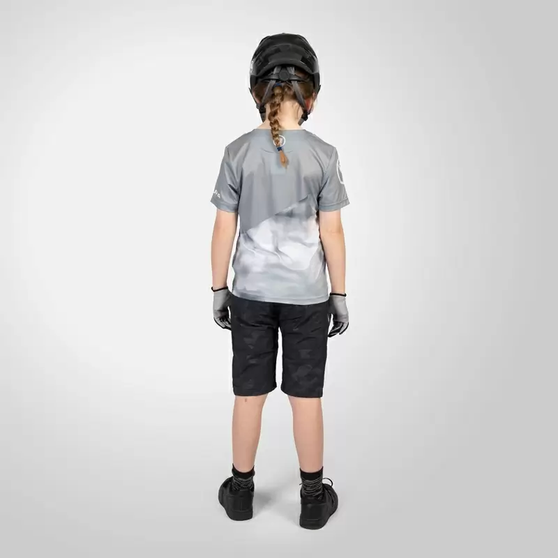 Chemise à manches courtes SingleTrack Core Tee pour enfant gris foncé taille L (11-12 ans) #6