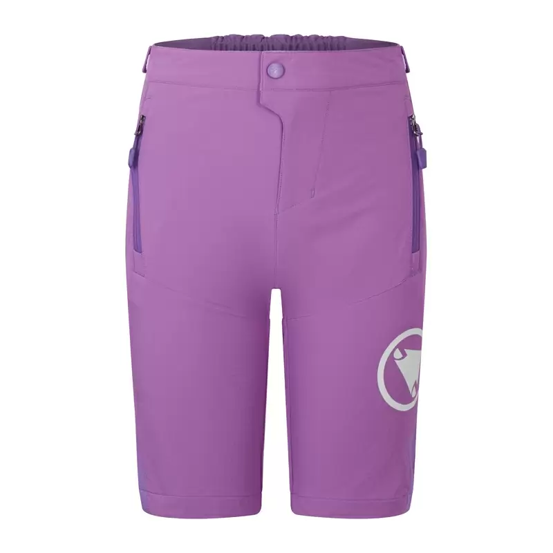 MT500JR Burner Short Shorts for Children Purple Size S (7-8 years) - image