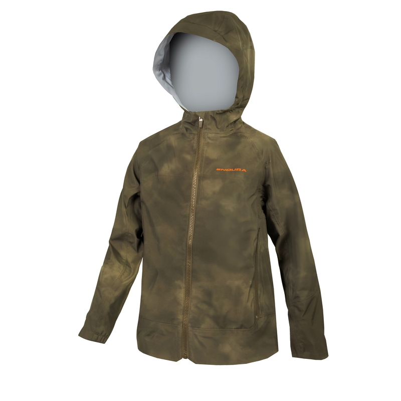 Kids MT500 JR Waterproof Jacket Green Size S (7-8 Years)