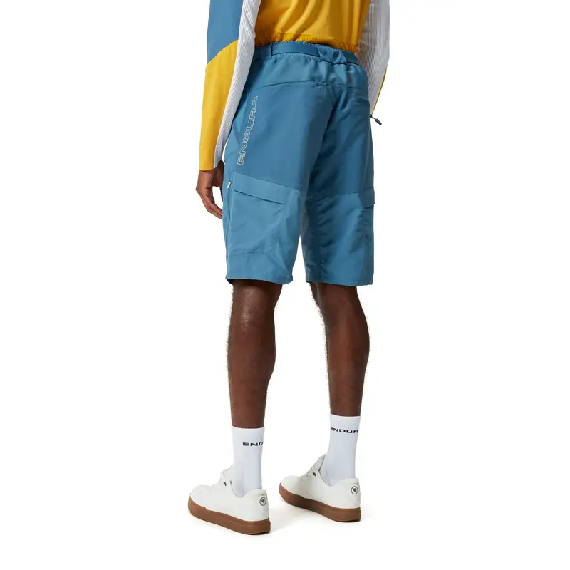 Pantaloncini Hummvee Short Con Fondello Blu Taglia XS #6