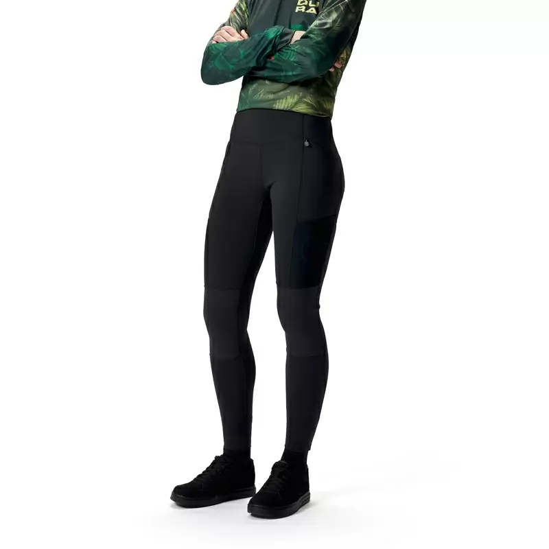 Pantaloni Lunghi SingleTrack Legging da Donna Nero Taglia L #3