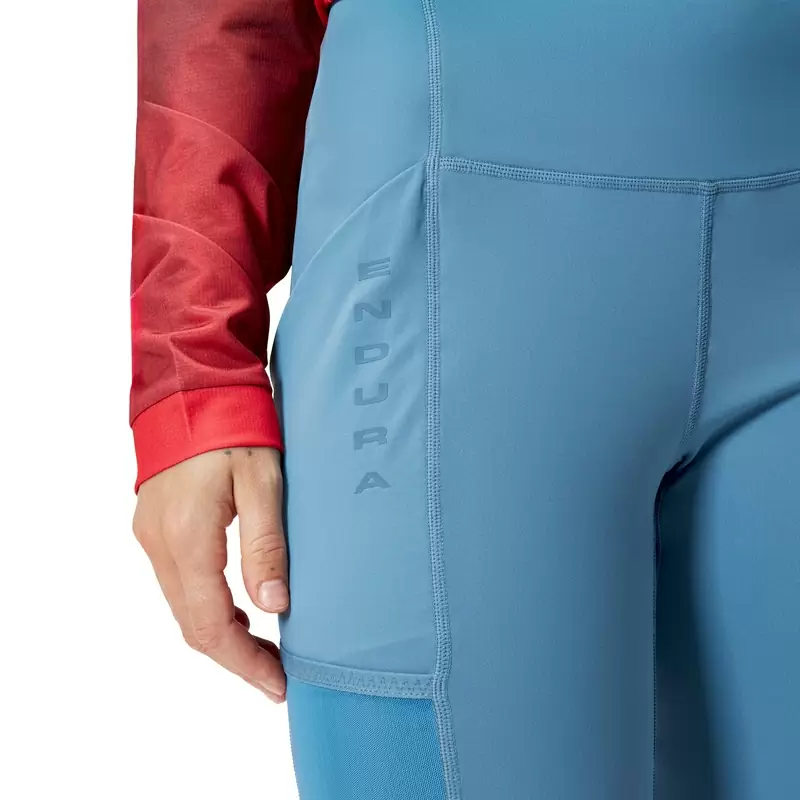 Pantaloni Lunghi SingleTrack Legging da Donna Blu Taglia L #6