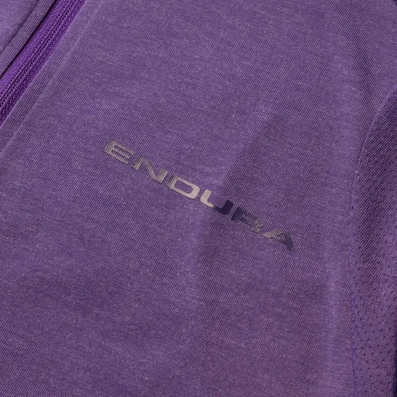 Loop Gezippte Gravel Kurzarmstrickjacke Damen Heater Größe XXL #2