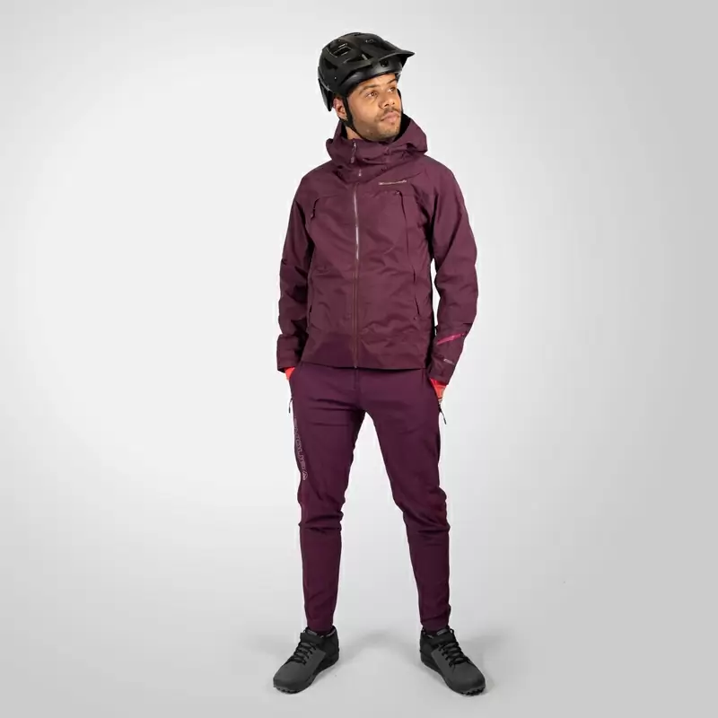 Veste imperméable MT500 II imperméable violet taille XS #6