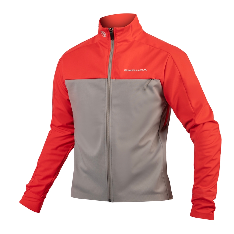 Giacca Windchill Jacket II Rosso/Grigio Taglia 4XL